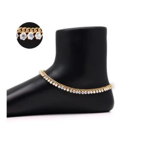 Women's Rainbow Color Anklets (Free Size: Upto 10") - Image 2